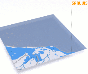 3d view of San Luis