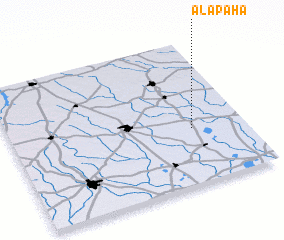 3d view of Alapaha
