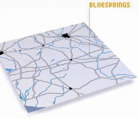 3d view of Blue Springs