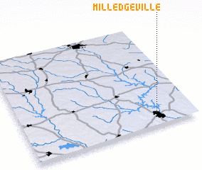 3d view of Milledgeville