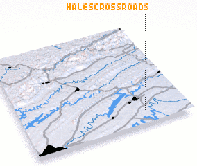 3d view of Hales Crossroads