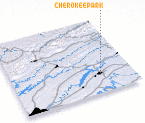 3d view of Cherokee Park