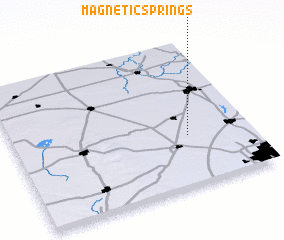 3d view of Magnetic Springs