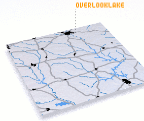 3d view of Overlook Lake