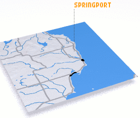 3d view of Springport