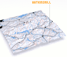 3d view of Watkins Mill