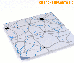 3d view of Cherokee Plantation