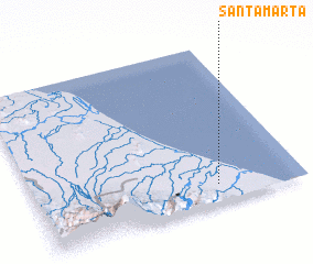 3d view of Santa Marta