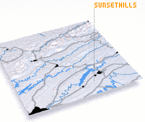 3d view of Sunset Hills