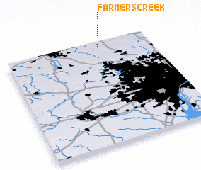 3d view of Farmers Creek