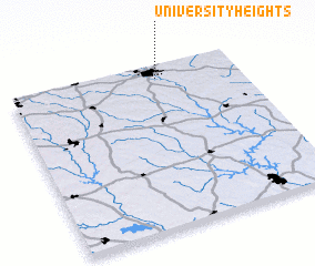 3d view of University Heights