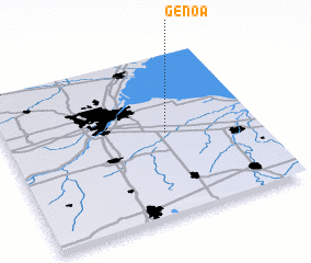 3d view of Genoa