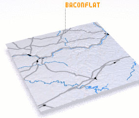 3d view of Bacon Flat