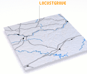 3d view of Locust Grove