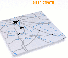3d view of District Path
