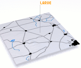 3d view of La Rue