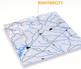 3d view of Mountain City