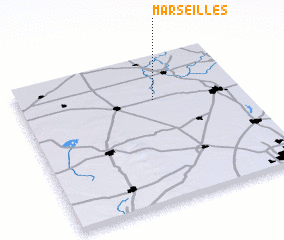 3d view of Marseilles