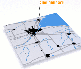 Avalon Beach United States Usa Map Nona View Of Avalon Beach