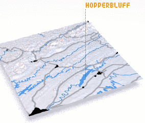 3d view of Hopper Bluff