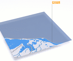 3d view of Guam