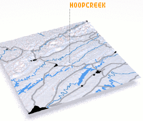 3d view of Hoop Creek