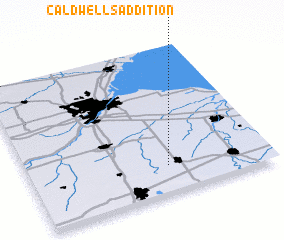 3d view of Caldwells Addition