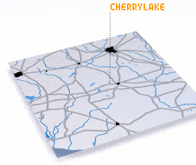 3d view of Cherry Lake