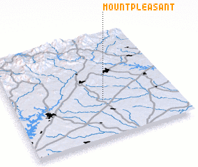 3d view of Mount Pleasant