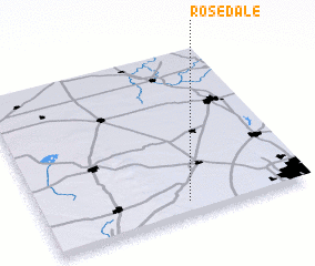 3d view of Rosedale