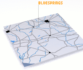 3d view of Blue Springs