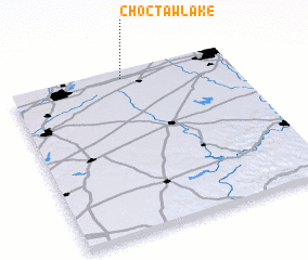 3d view of Choctaw Lake