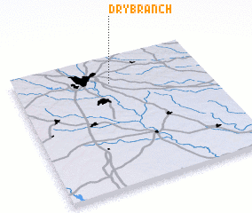 3d view of Dry Branch