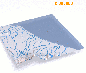 3d view of Río Hondo