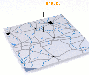 3d view of Hamburg