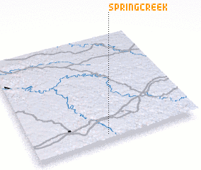 3d view of Spring Creek