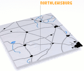 3d view of North Lewisburg