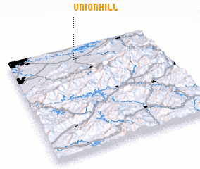 3d view of Union Hill