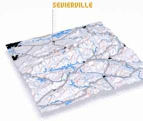 3d view of Sevierville