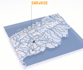 3d view of San José