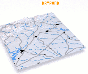 3d view of Dry Pond