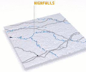 3d view of High Falls