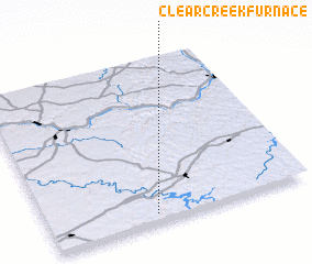 3d view of Clear Creek Furnace