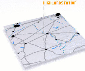 3d view of Highland Station