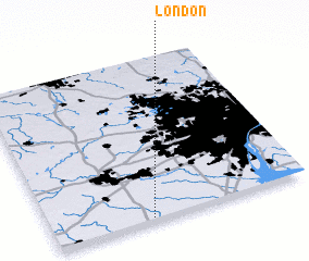 3d view of London
