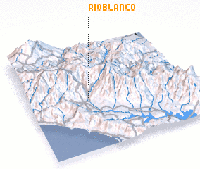 3d view of Río Blanco