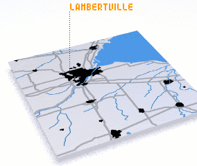 3d view of Lambertville