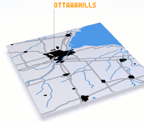 3d view of Ottawa Hills