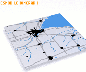 3d view of Southview Estates Mobile Home Park