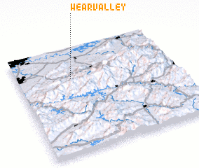 3d view of Wear Valley